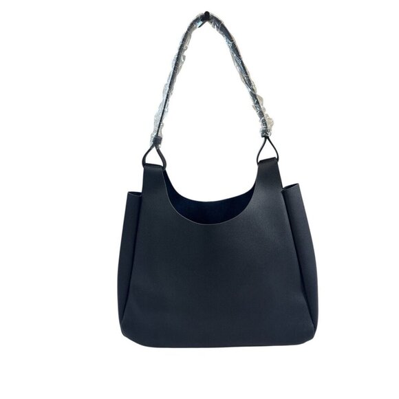 Neiman Marcus Handbags - Neiman Marcus Tote Bag Shoulder Purser Blue Faux Leather Handbag Women’s